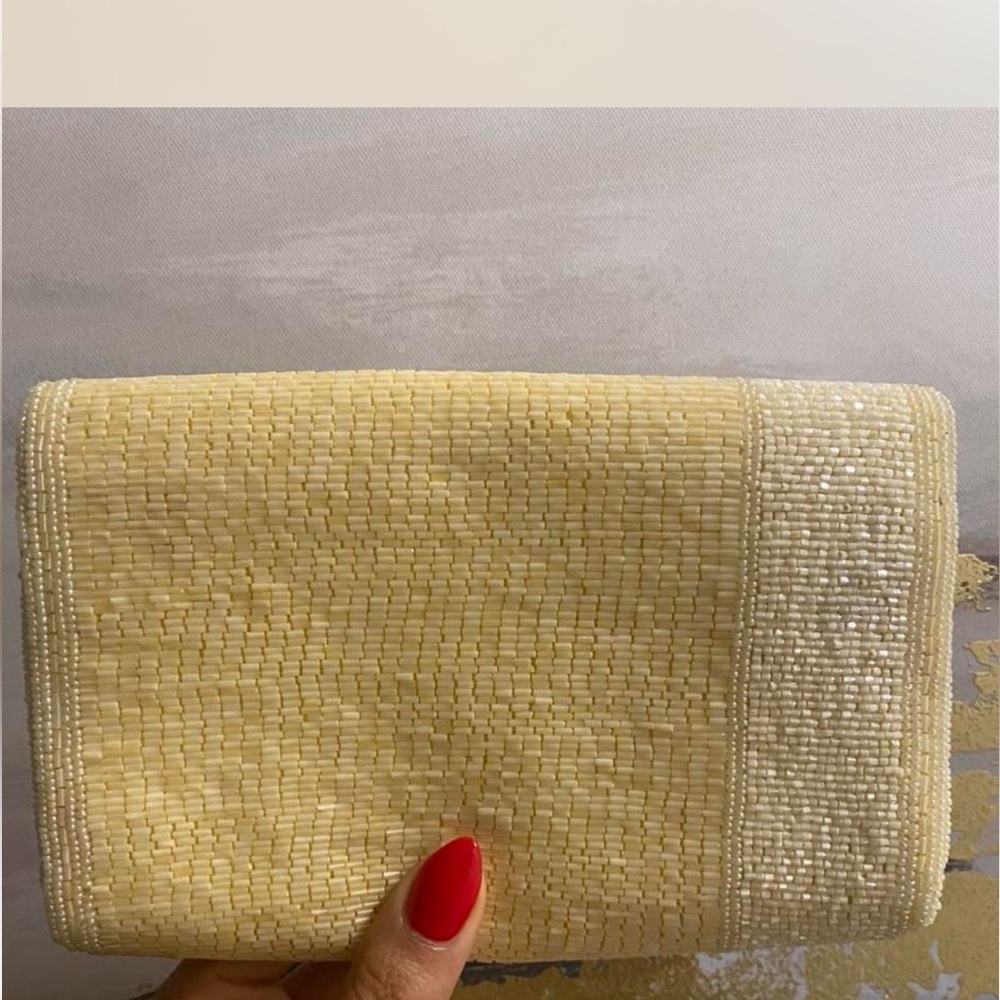 Vintage Christian Dior Beaded Clutch - Picture 2 of 4